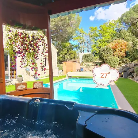 Douceur Du Sud , Privee Avec Piscine Et Jacuzzi Pour Se Detendre * Saint-Andre-d'Olerargues