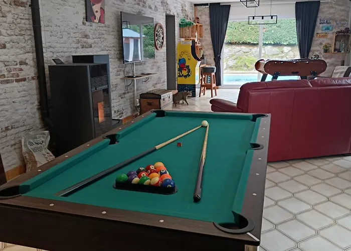 ヴィラ Privee Avec Piscine , Jacuzzi , Sauna , Borne Arcade